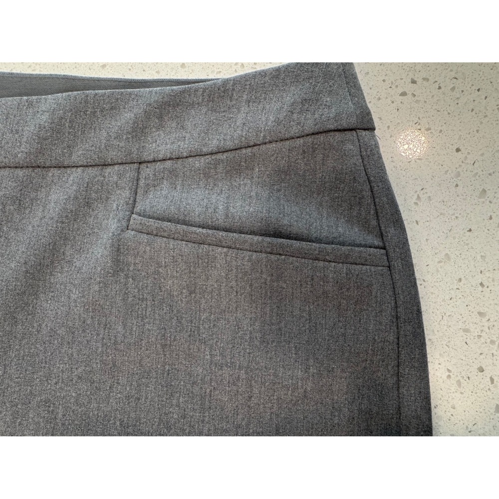INC Straight Leg‎ Pants Women 14S Gray NEW Office Business Casual Dress Trousers - Picture 6 of 10